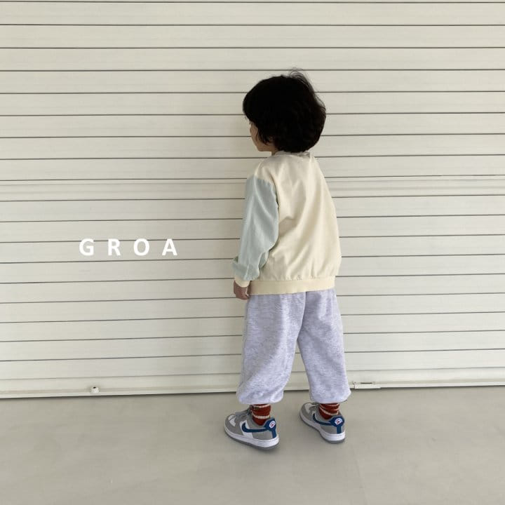 Groa - Korean Children Fashion - #littlefashionista - Sleeves Color Sweatshirt - 2