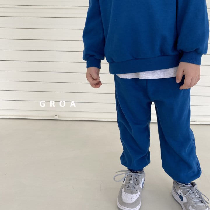 Groa - Korean Children Fashion - #littlefashionista - Stitch Top Bottom Set - 7