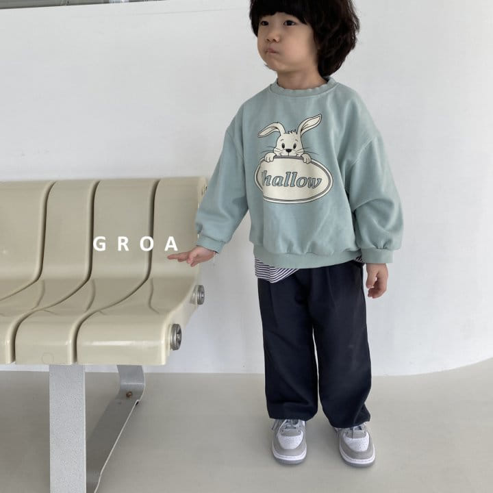 Groa - Korean Children Fashion - #Kfashion4kids - Rabbit Sweatshirt - 4