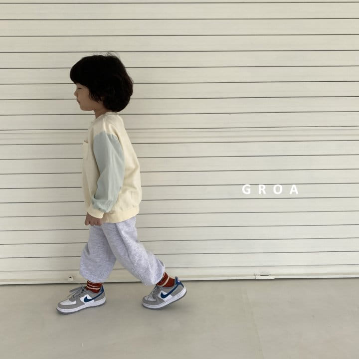 Groa - Korean Children Fashion - #magicofchildhood - Sleeves Color Sweatshirt - 3