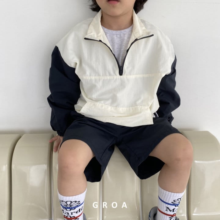 Groa - Korean Children Fashion - #minifashionista - Anorak Top Bottom Set - 11