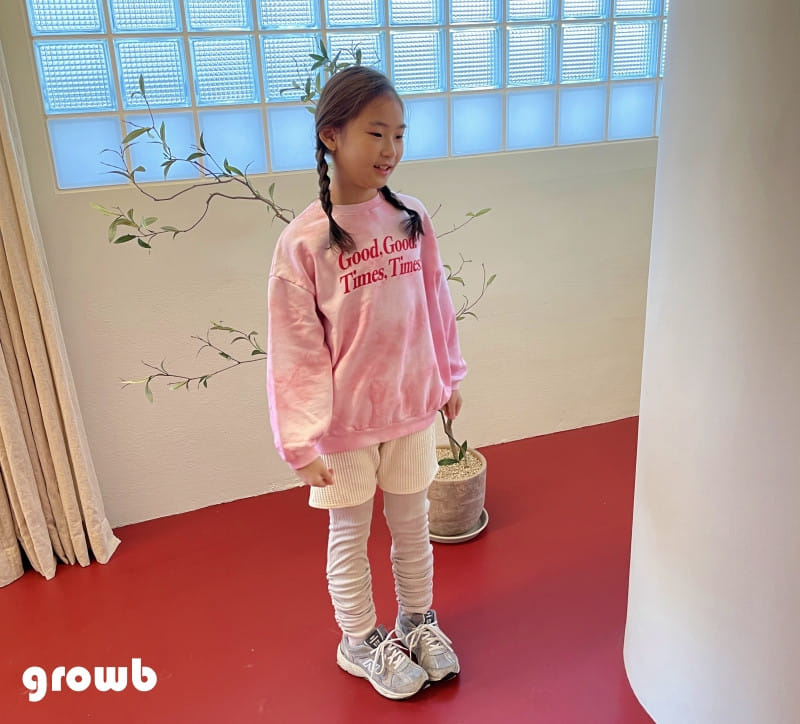 Grow B - Korean Children Fashion - #discoveringself - Time Sweatshirt - 3