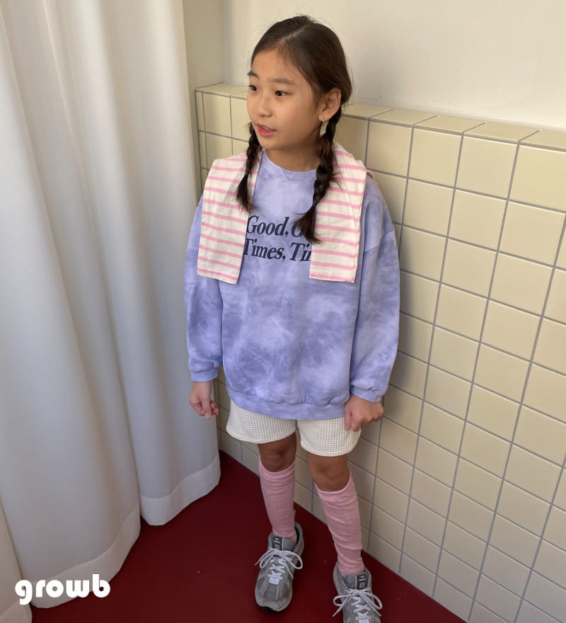 Grow B - Korean Children Fashion - #discoveringself - Time Sweatshirt - 4