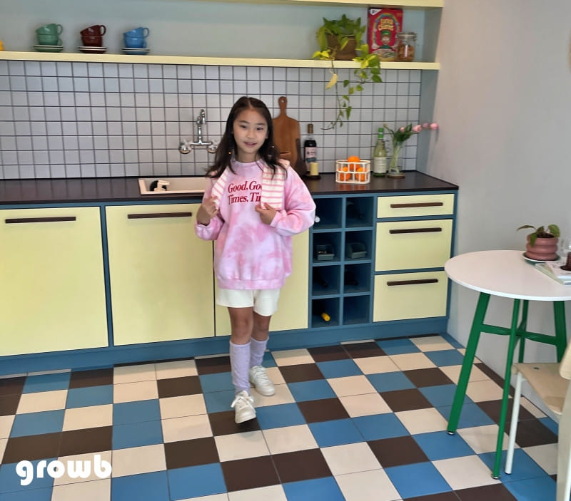 Grow B - Korean Children Fashion - #minifashionista - Time Sweatshirt - 11