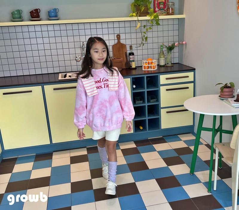 Grow B - Korean Children Fashion - #prettylittlegirls - Time Sweatshirt - 12