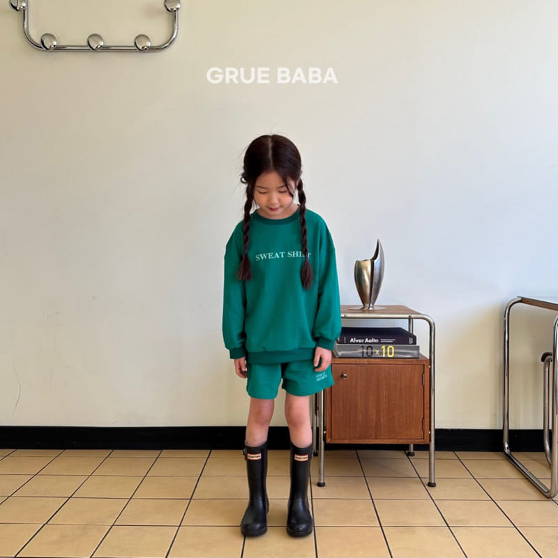 Grue Baba - Korean Children Fashion - #kidsshorts - Sweet Top Bottom Set - 11