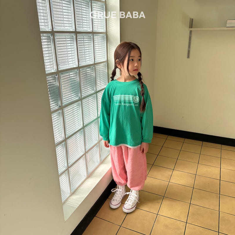 Grue Baba - Korean Children Fashion - #kidsshorts - Terry Pants - 4