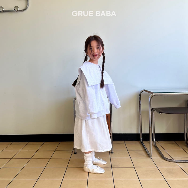 Grue Baba - Korean Children Fashion - #magicofchildhood - Sailor Zip-up