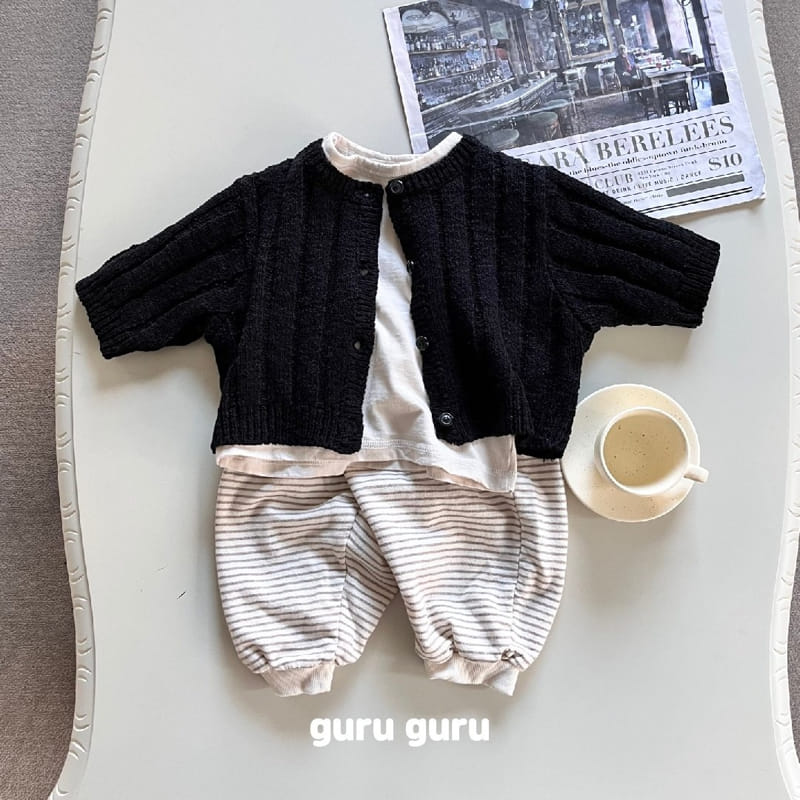 Guru Guru - Korean Baby Fashion - #babyfashion - Pop Corn Cardigan - 7