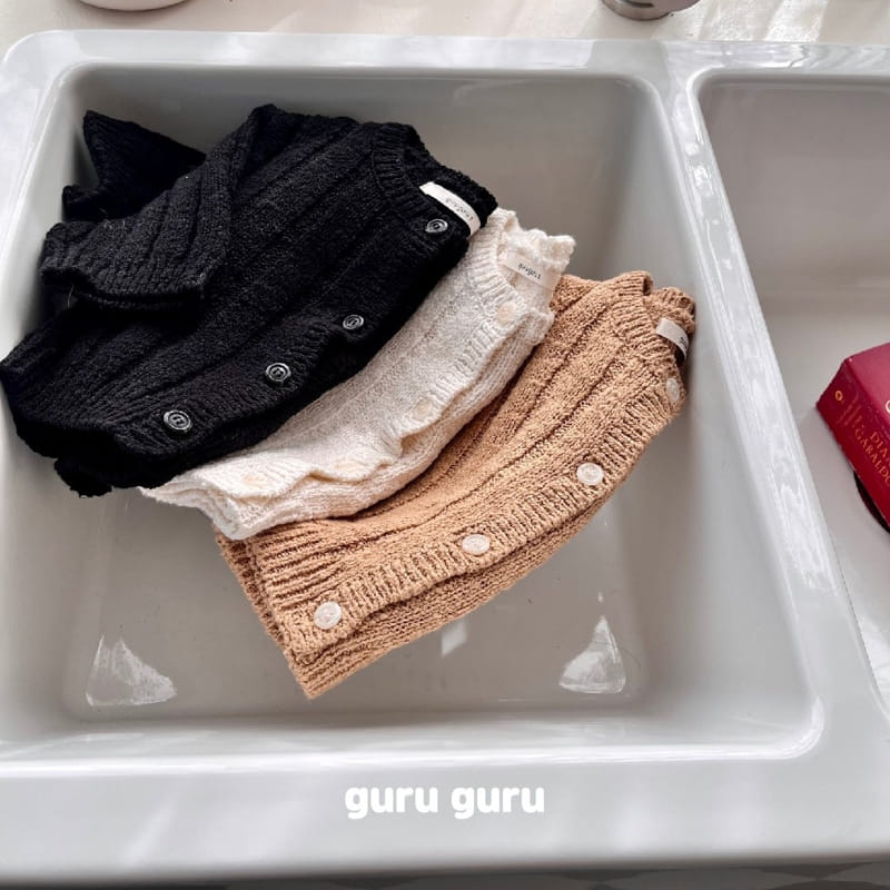 Guru Guru - Korean Baby Fashion - #babyfever - Pop Corn Cardigan - 8