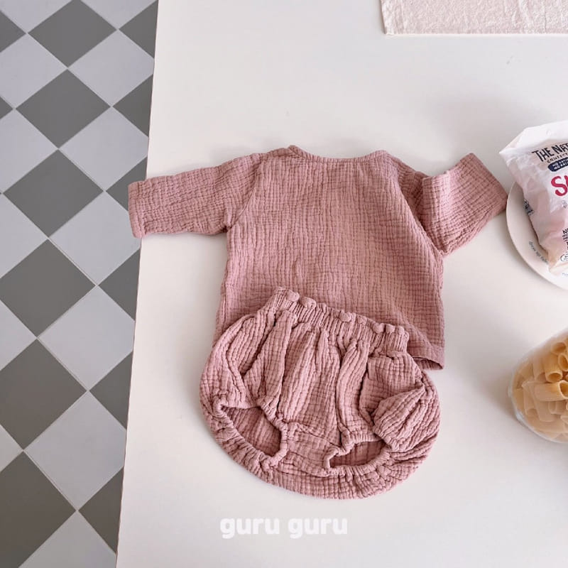 Guru Guru - Korean Baby Fashion - #babygirlfashion - Cloud Top Bottom Set - 7