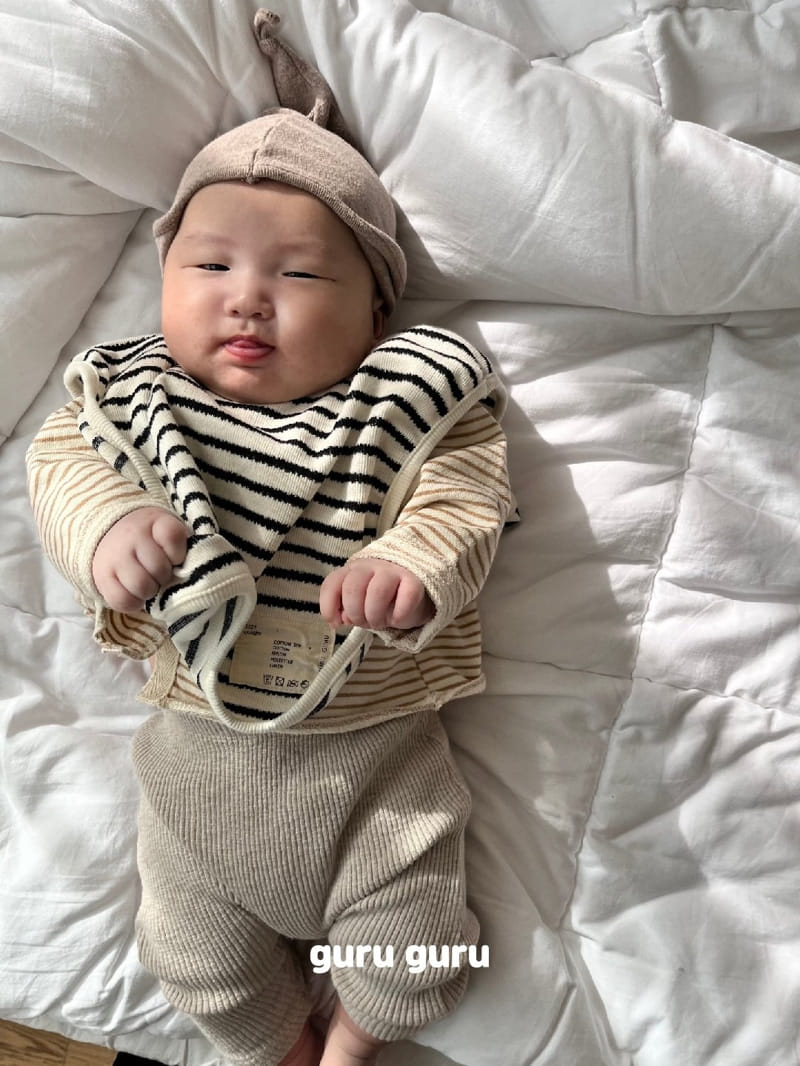 Guru Guru - Korean Baby Fashion - #onlinebabyboutique - Retro Bib - 5