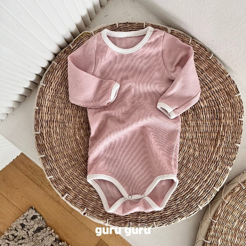 Guru Guru - Korean Baby Fashion - #onlinebabyshop - Beret Bodysuit - 5