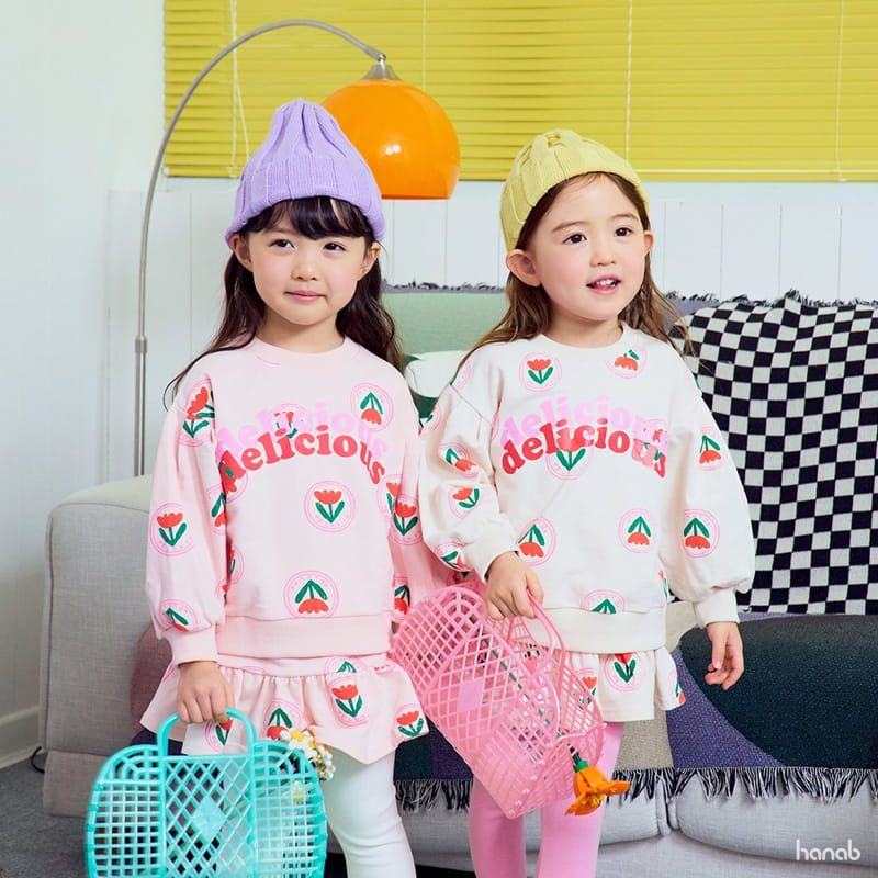 Hanab - Korean Children Fashion - #kidzfashiontrend - Delicious Top Bottom Set - 4