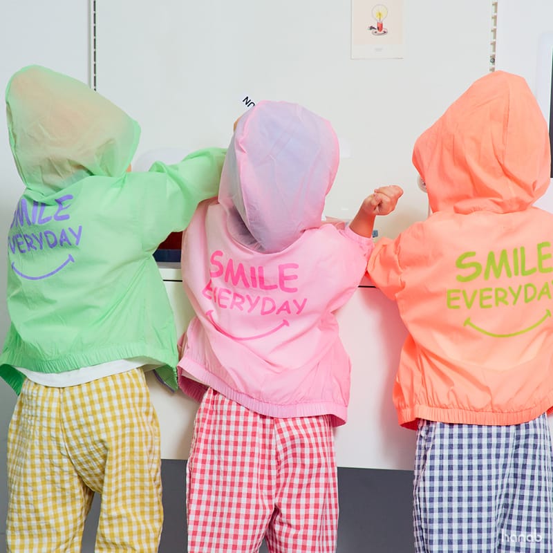 Hanab - Korean Children Fashion - #Kfashion4kids - Smile Windbreaker - 5