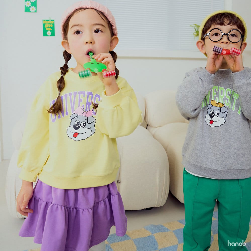 Hanab - Korean Children Fashion - #childofig - University Top Bottom Set - 6