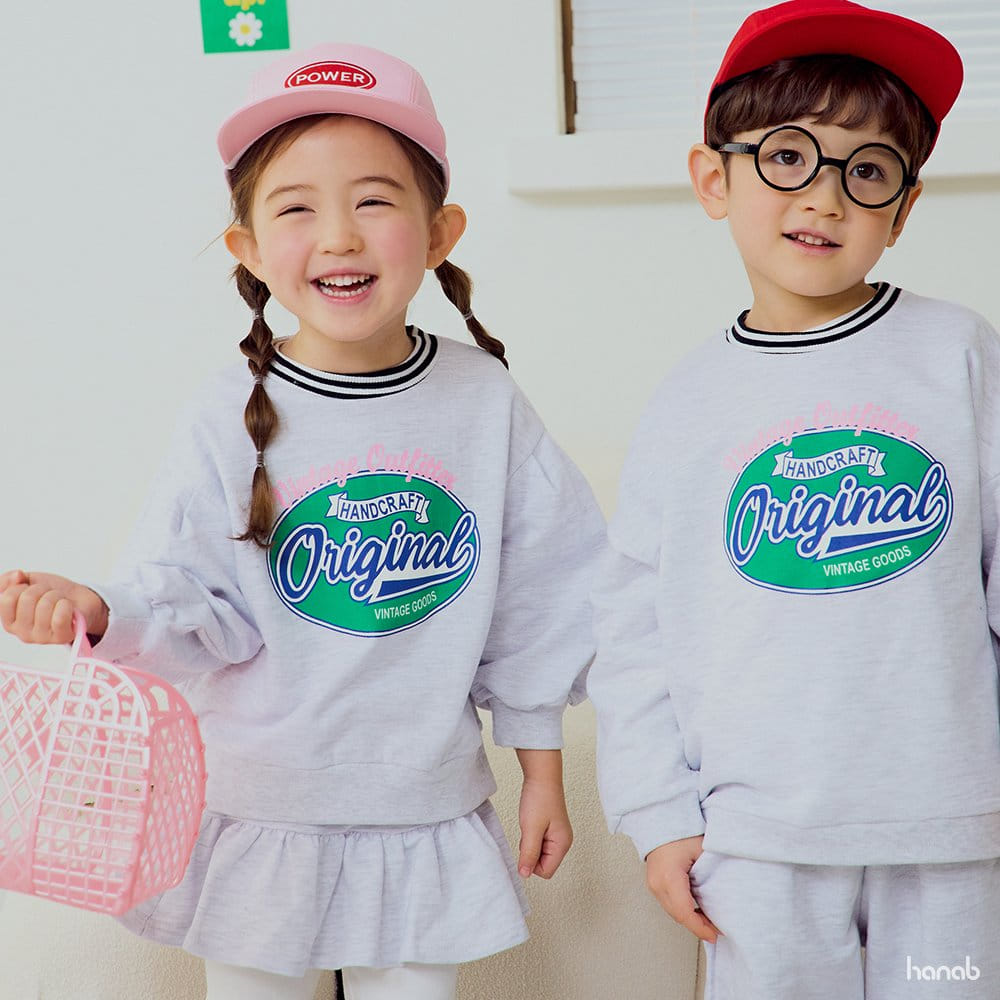 Hanab - Korean Children Fashion - #childofig - Original Top Bottom Set - 2
