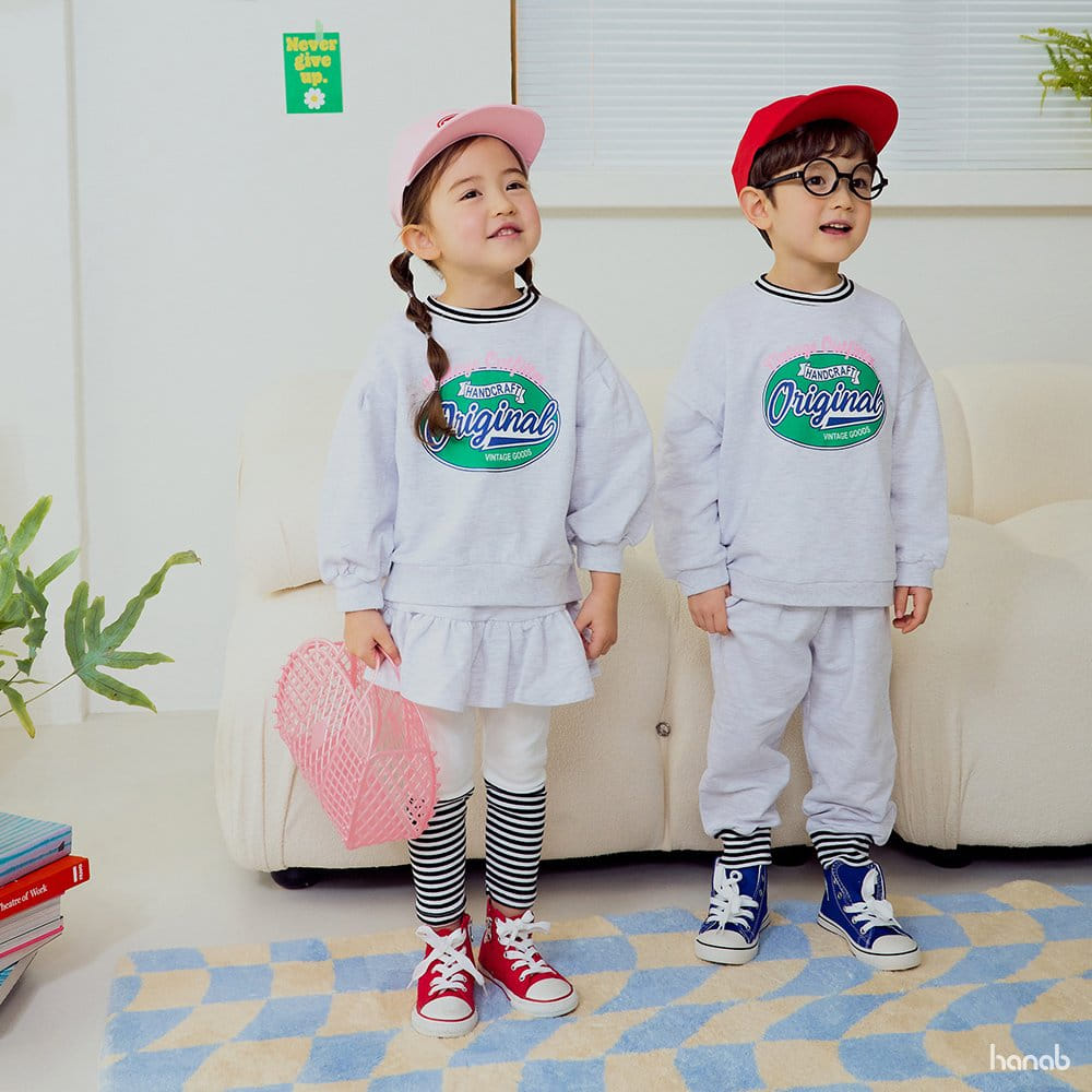 Hanab - Korean Children Fashion - #childofig - Original Top Bottom Set - 3