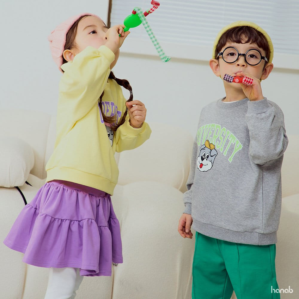 Hanab - Korean Children Fashion - #childrensboutique - University Top Bottom Set - 8