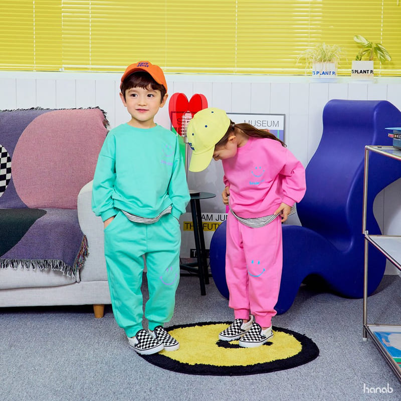 Hanab - Korean Children Fashion - #childrensboutique - Smile Day Top Bottom Set - 12