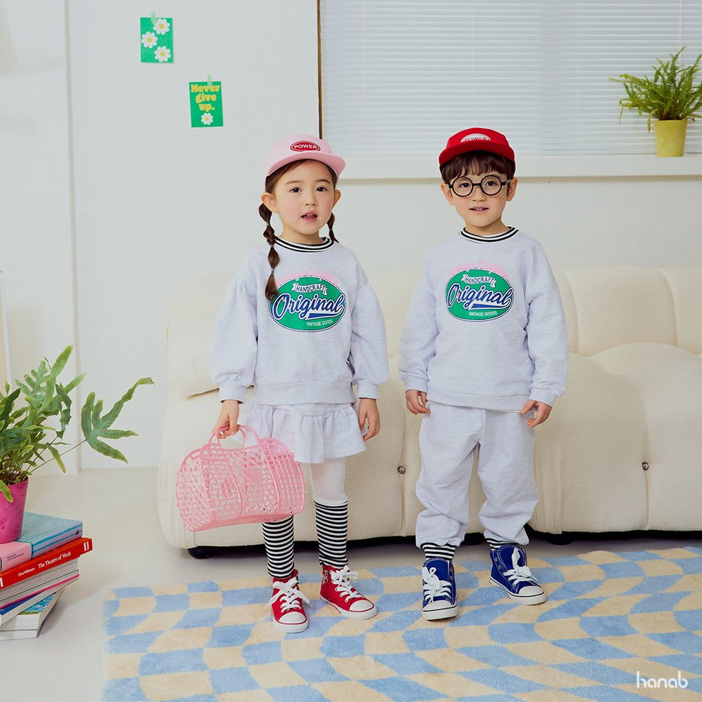 Hanab - Korean Children Fashion - #designkidswear - Original Top Bottom Set - 5