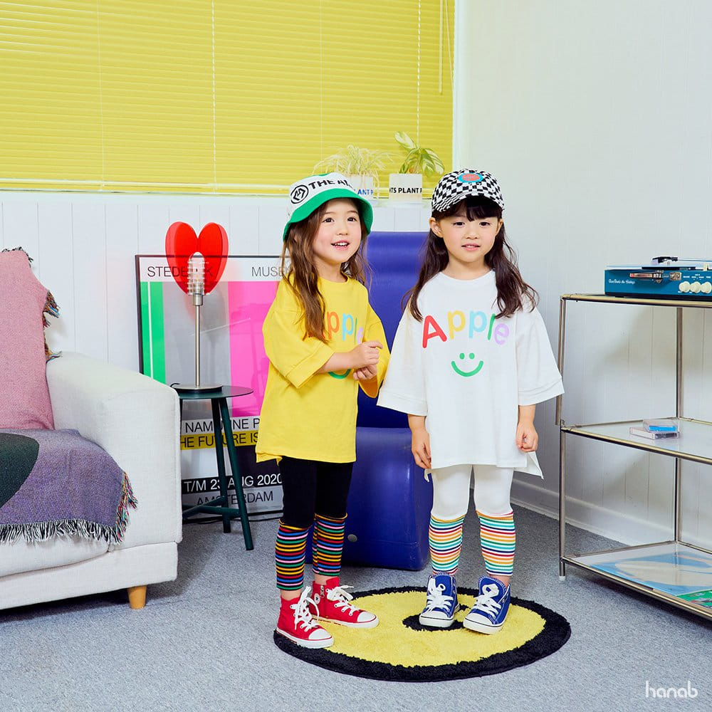 Hanab - Korean Children Fashion - #discoveringself - Apple Top Bottom Set - 12
