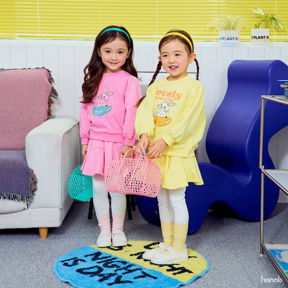 Hanab - Korean Children Fashion - #discoveringself - Barnie Top Bottom Set - 11