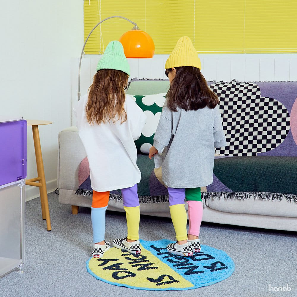 Hanab - Korean Children Fashion - #kidsshorts - Color Smile Tee Set