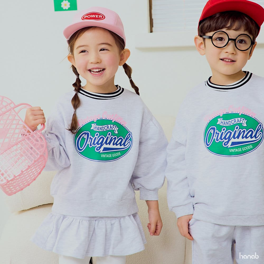 Hanab - Korean Children Fashion - #kidsshorts - Original Top Bottom Set - 8