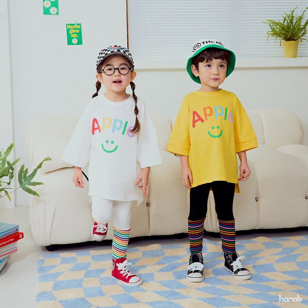 Hanab - Korean Children Fashion - #kidzfashiontrend - Apple Top Bottom Set - 2