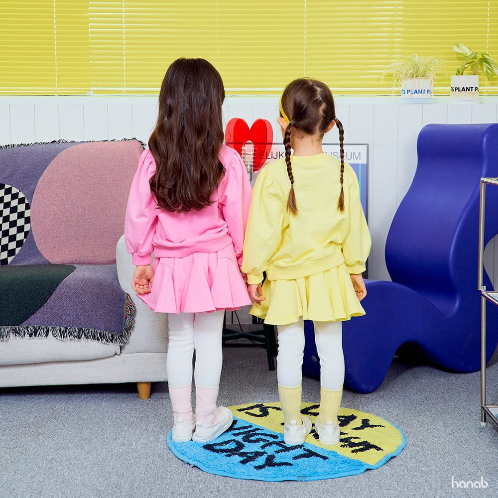 Hanab - Korean Children Fashion - #littlefashionista - Barnie Top Bottom Set - 4