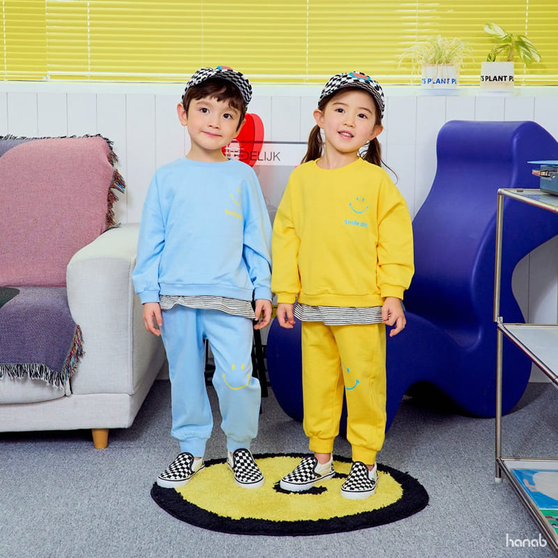 Hanab - Korean Children Fashion - #magicofchildhood - Smile Day Top Bottom Set - 7