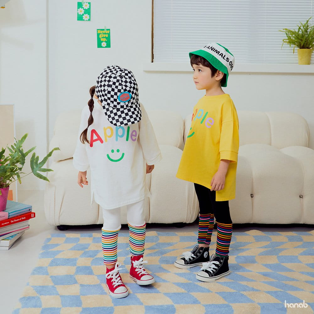 Hanab - Korean Children Fashion - #minifashionista - Apple Top Bottom Set - 6