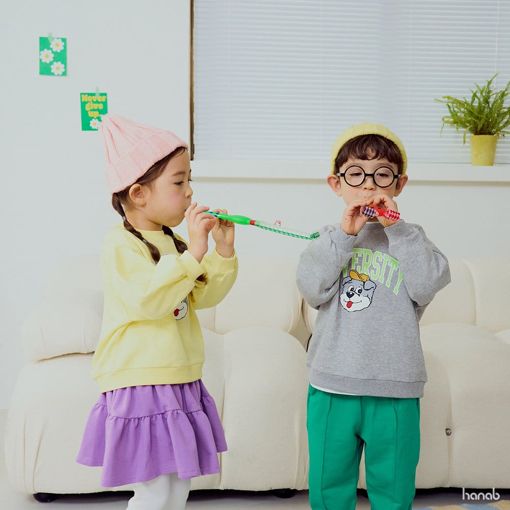 Hanab - Korean Children Fashion - #magicofchildhood - University Top Bottom Set - 4