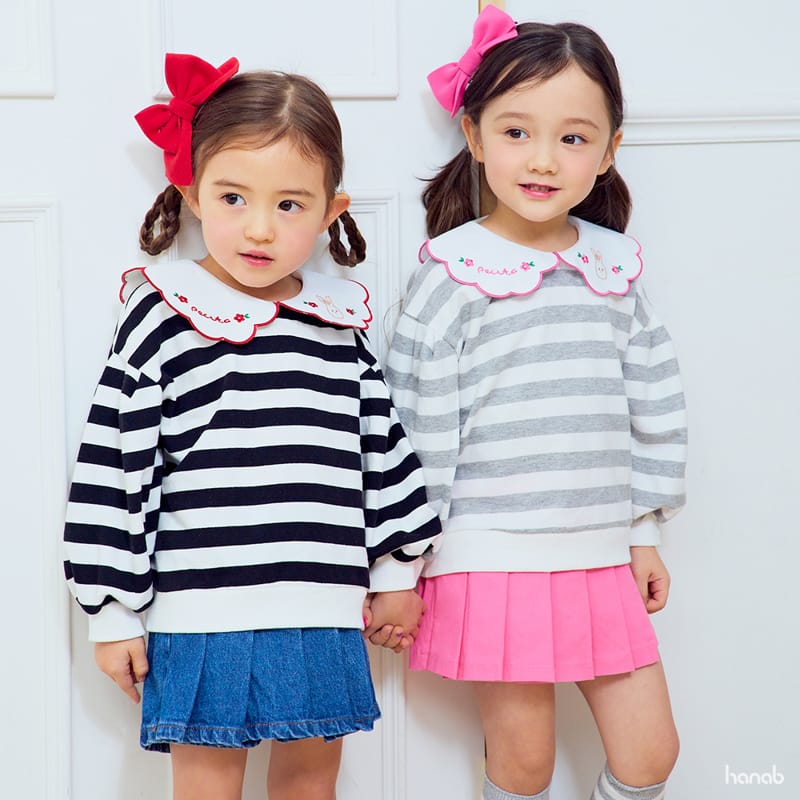 Hanab - Korean Children Fashion - #minifashionista - Rabbit Collar Blouse - 7