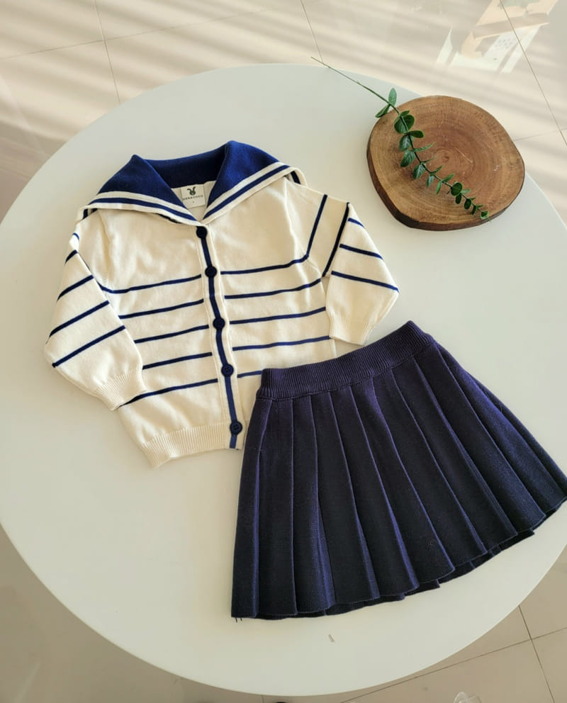 Hanacoco - Korean Children Fashion - #Kfashion4kids - Sailor Cardigan