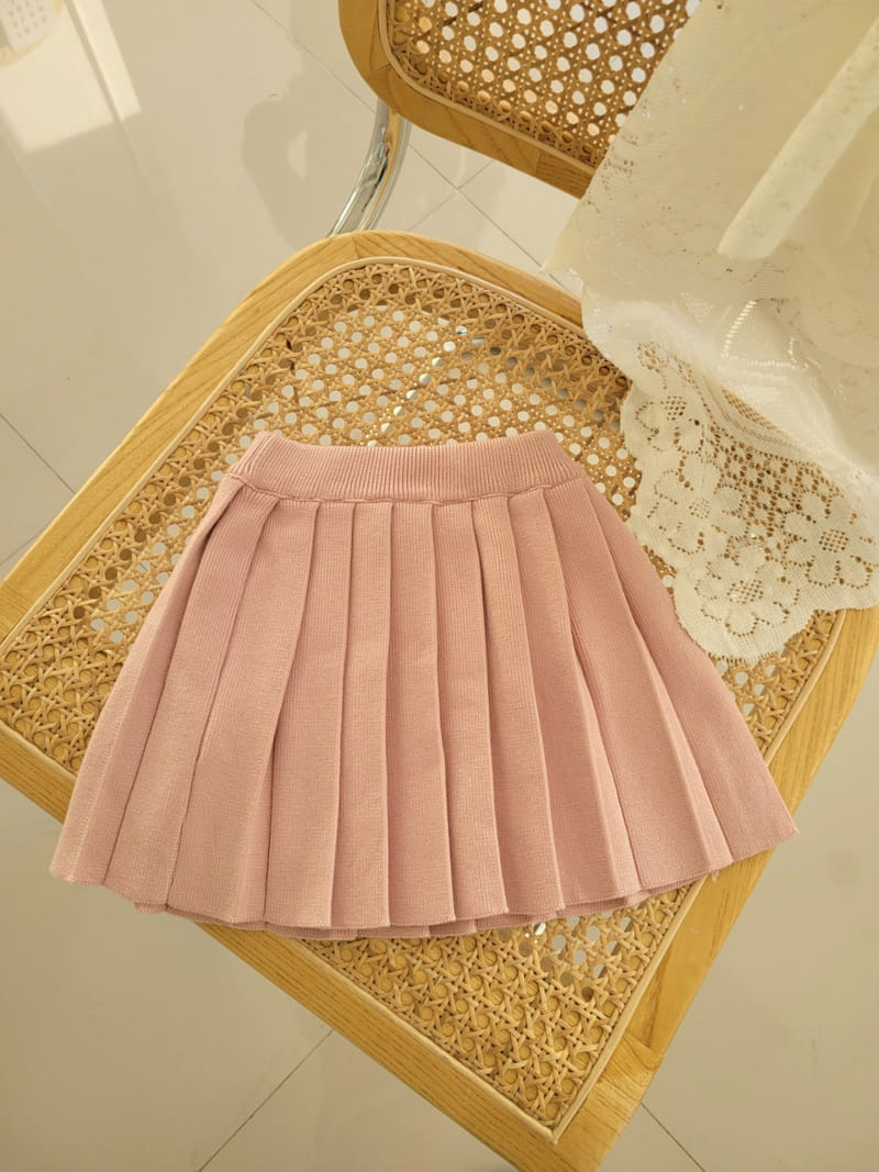 Hanacoco - Korean Children Fashion - #childofig - Knit Wrinkle Skirt