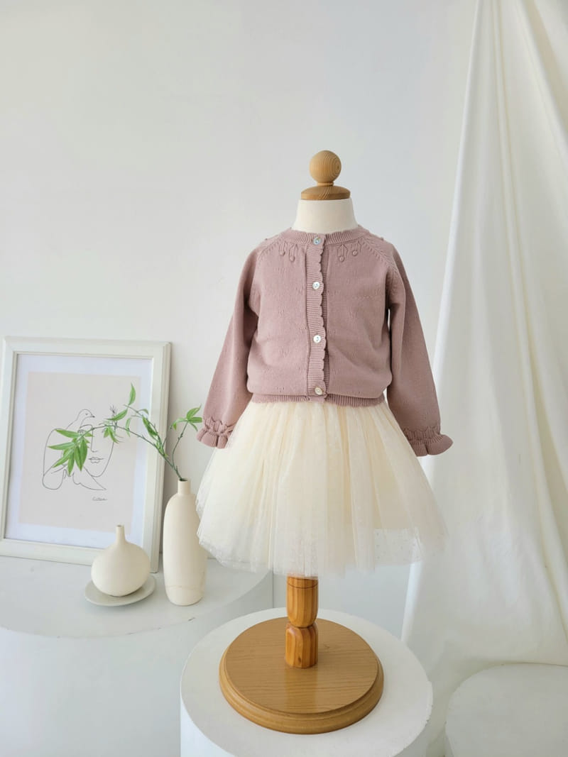 Hanacoco - Korean Children Fashion - #kidsshorts - Fomi Knit Cardigan - 5