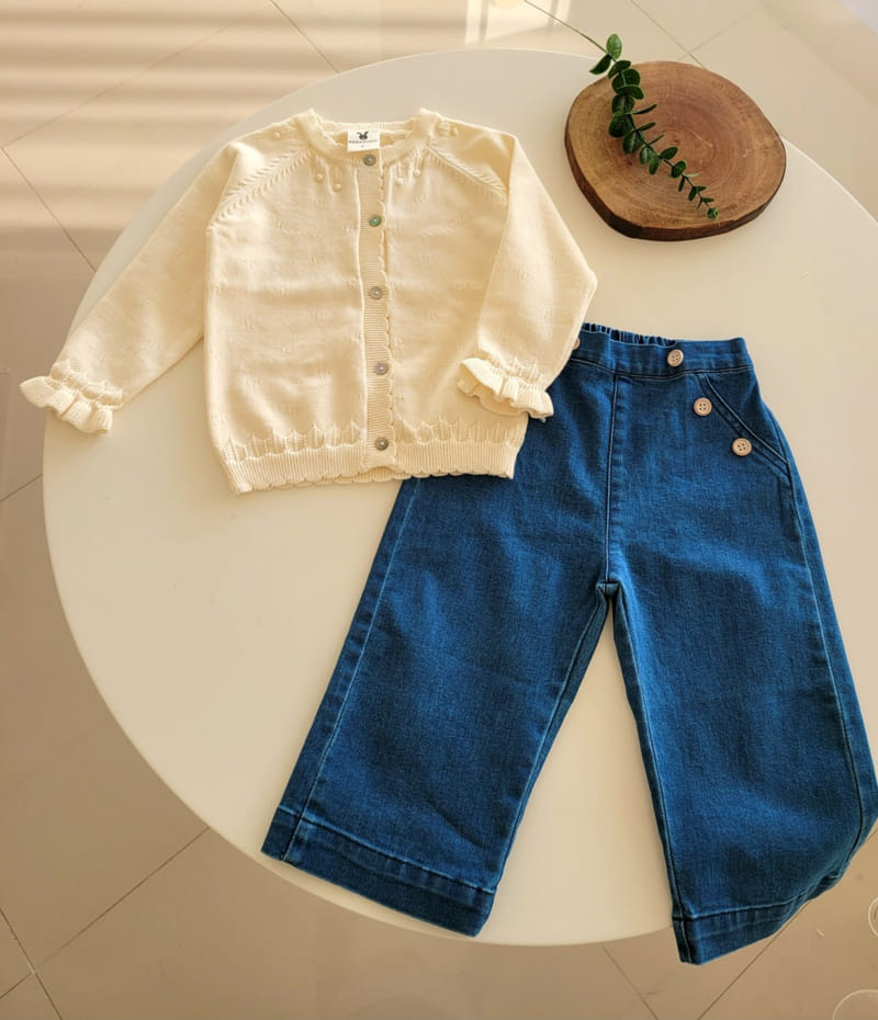 Hanacoco - Korean Children Fashion - #littlefashionista - Denim Tong Jeans