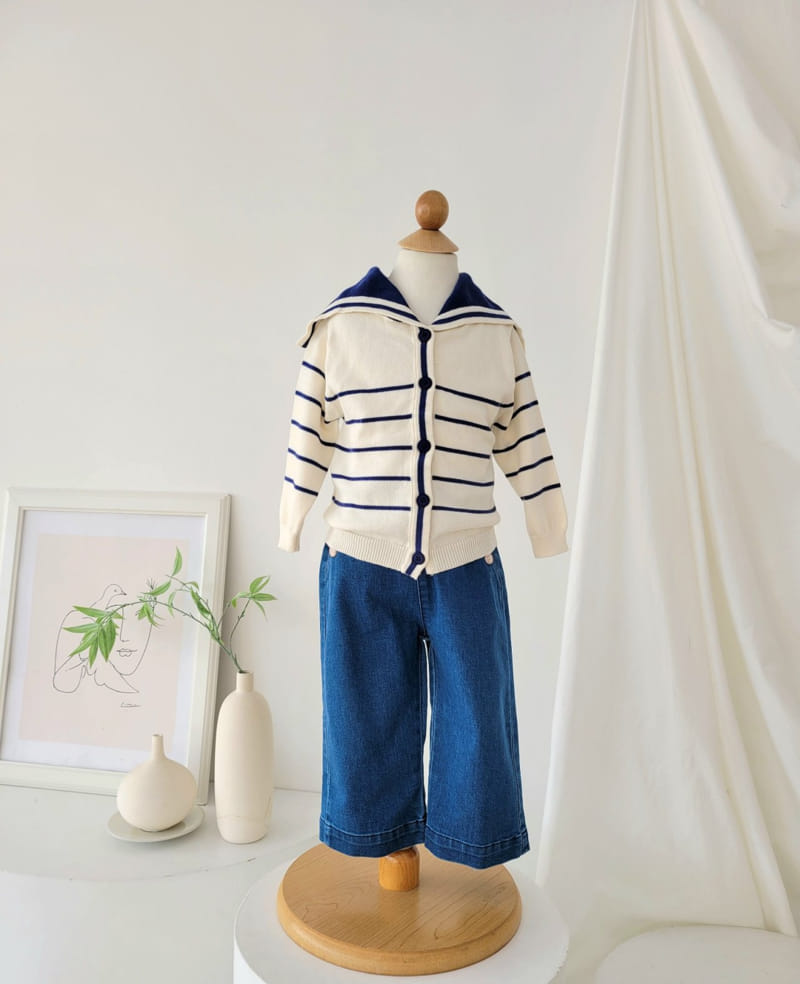 Hanacoco - Korean Children Fashion - #minifashionista - Denim Tong Jeans - 3