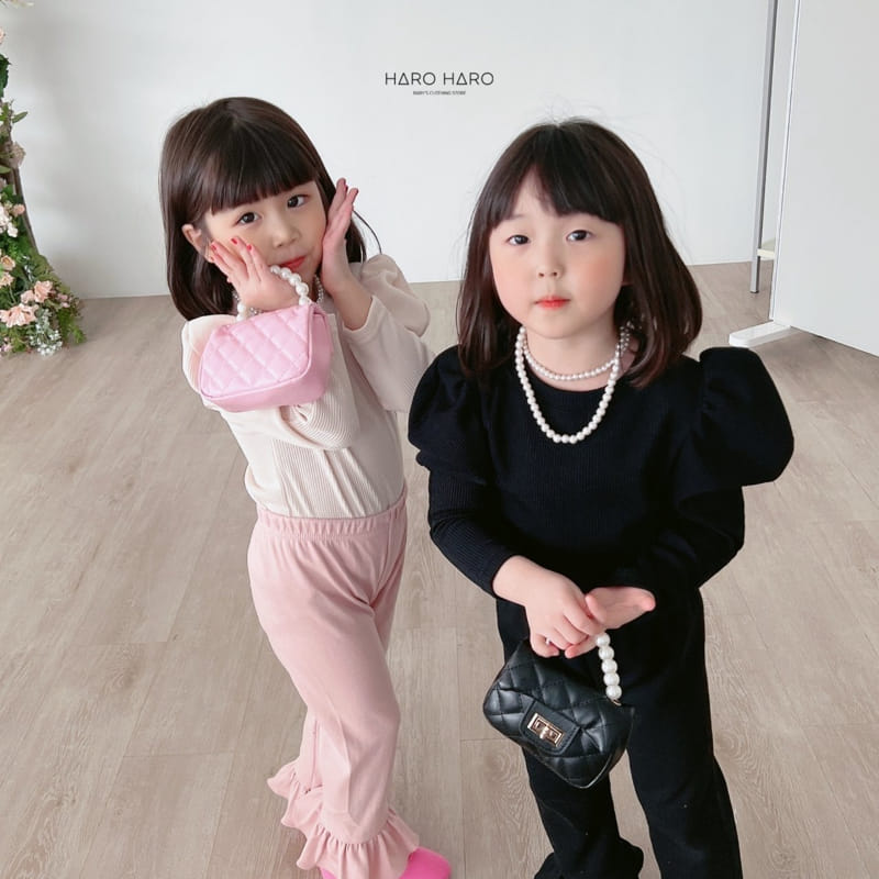 Haro Haro - Korean Children Fashion - #Kfashion4kids - Lovely Puff Tee