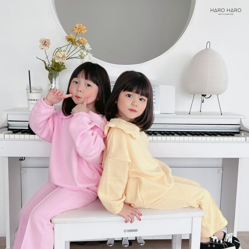 Haro Haro - Korean Children Fashion - #Kfashion4kids - Frill Collar Sweatshirt - 9