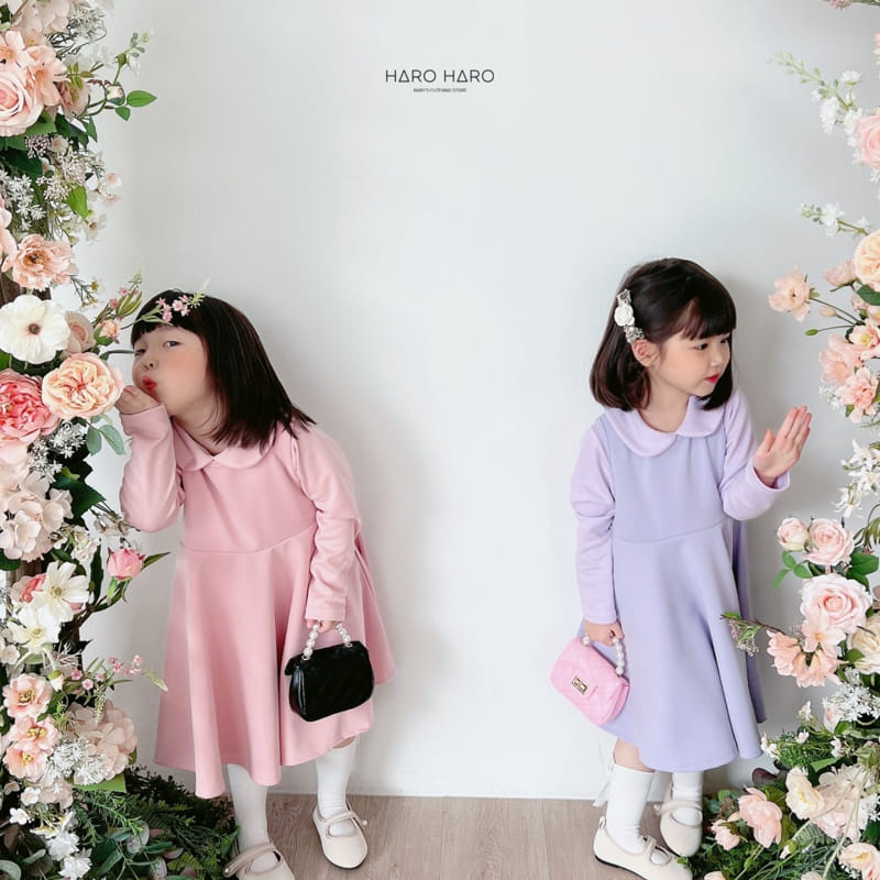 Haro Haro - Korean Children Fashion - #stylishchildhood - Coco Collar Tee - 4