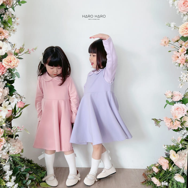 Haro Haro - Korean Children Fashion - #childrensboutique - Coco Collar Tee - 5