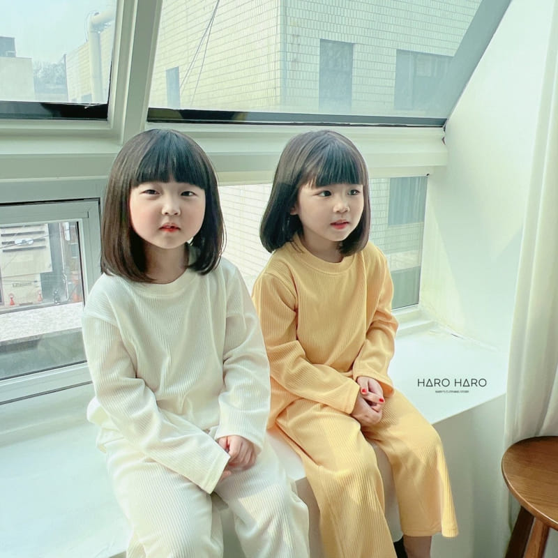 Haro Haro - Korean Children Fashion - #fashionkids - Piano Top Bottom Set - 3