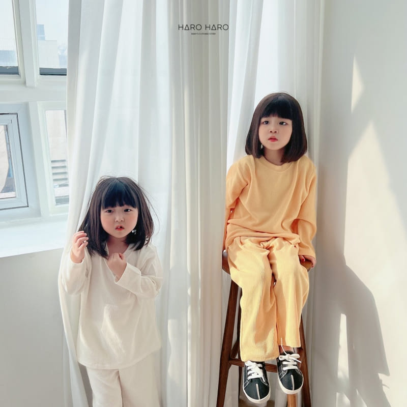 Haro Haro - Korean Children Fashion - #fashionkids - Piano Top Bottom Set - 4