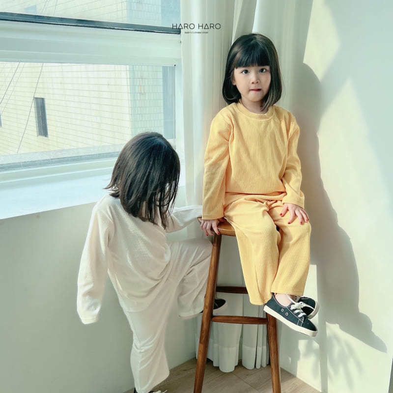 Haro Haro - Korean Children Fashion - #kidsstore - Piano Top Bottom Set - 5