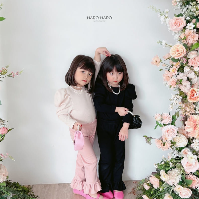 Haro Haro - Korean Children Fashion - #magicofchildhood - Lovely Puff Tee - 3