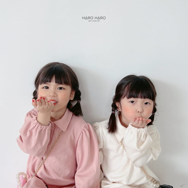 Haro Haro - Korean Children Fashion - #magicofchildhood - Ballon Collar One-piece