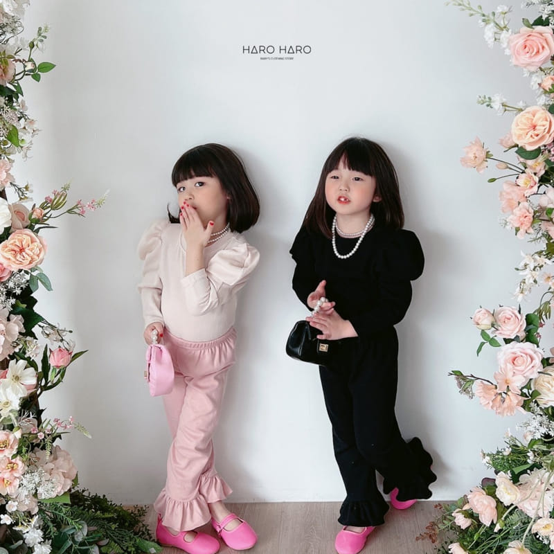 Haro Haro - Korean Children Fashion - #magicofchildhood - Lovely Puff Tee - 4